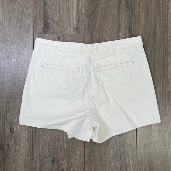 Madewell Denim Wrap Mini Vintage Canvas Trendy Skort US Women's 32 Plus New - Picture 3 of 8